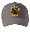 Кепка Fallout art Серый фото