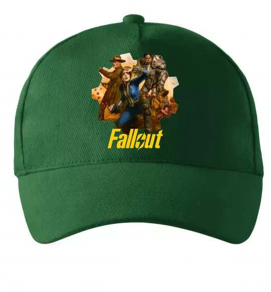 Кепка Fallout art Темно-зелений фото