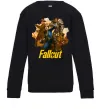 Детский Свитшот Fallout art Черный фото