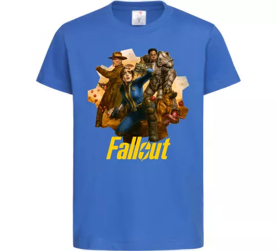 Детская футболка Fallout art Ярко-синий фото