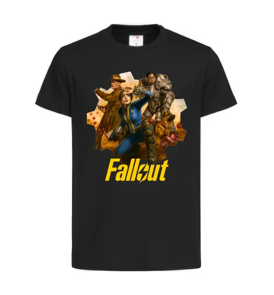 Детская футболка Fallout art Черный фото