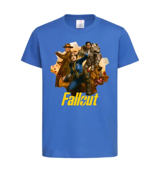 Детская футболка Fallout art Ярко-синий фото