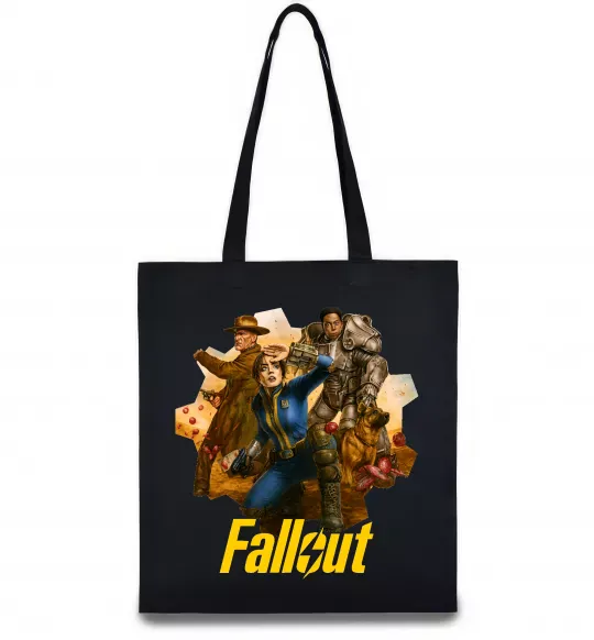 Еко-сумка Fallout art Чорний фото