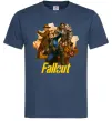 Мужская футболка Fallout art Темно-синий фото