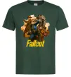 Мужская футболка Fallout art Темно-зеленый фото