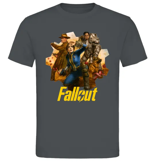 Мужская футболка Fallout art Графит фото