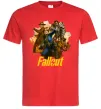 Мужская футболка Fallout art Красный фото