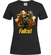 Женская футболка Fallout art Черный фото