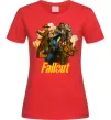 Женская футболка Fallout art Красный фото
