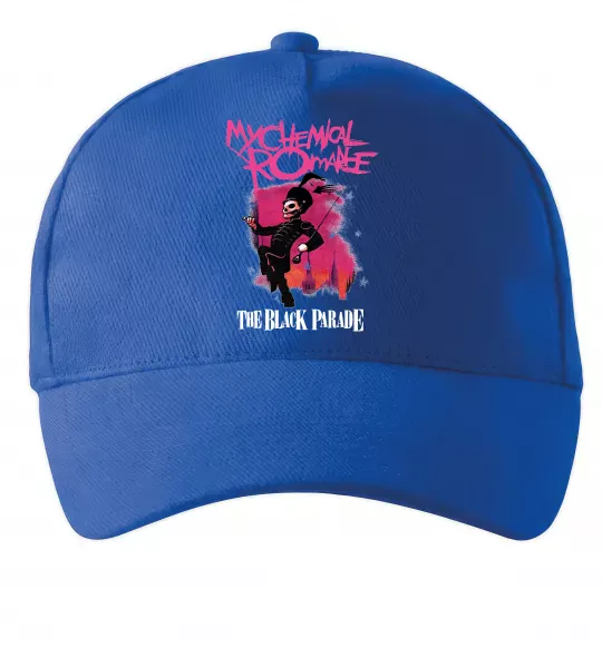 Кепка The black parade Ярко-синий фото