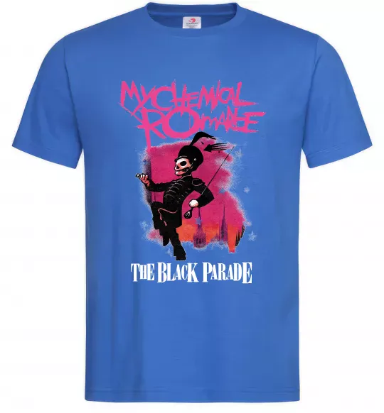 Чоловіча футболка The black parade Яскраво-синій фото