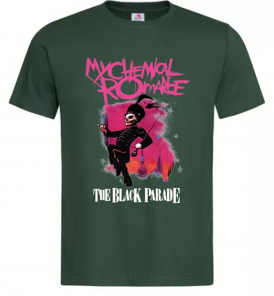 Чоловіча футболка The black parade Темно-зелений фото