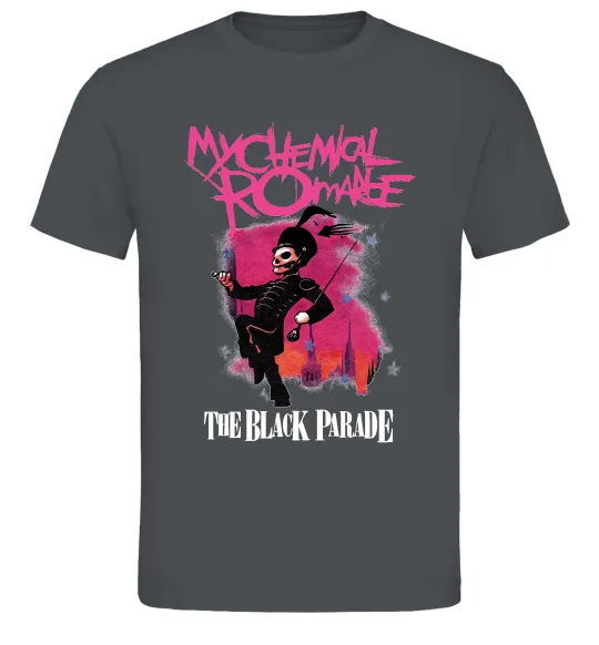 Чоловіча футболка The black parade Графіт фото