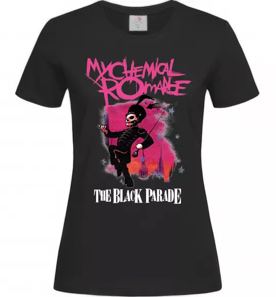 Женская футболка The black parade Черный фото
