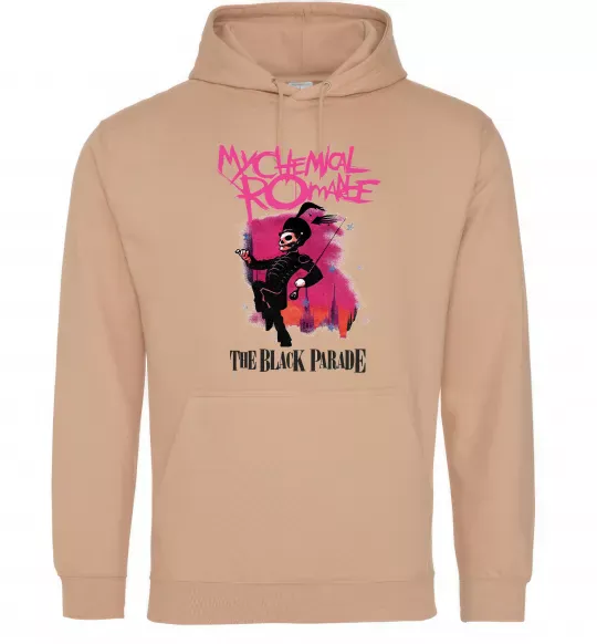 Мужская толстовка (худи) The black parade Песочный фото