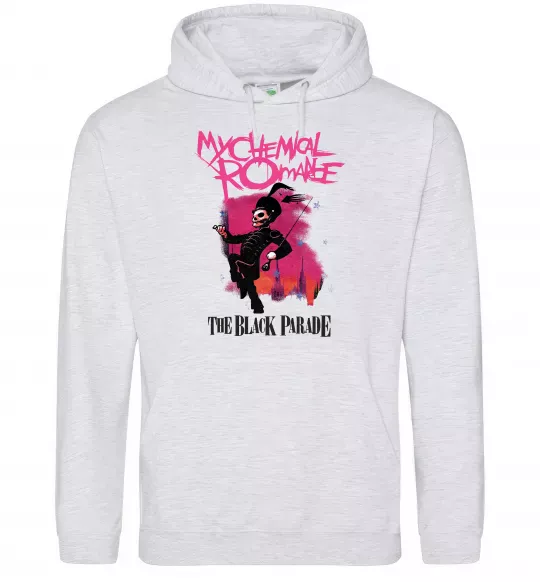 Жіноча толстовка (худі) The black parade Сірий меланж фото