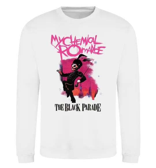 Світшот The black parade Білий фото
