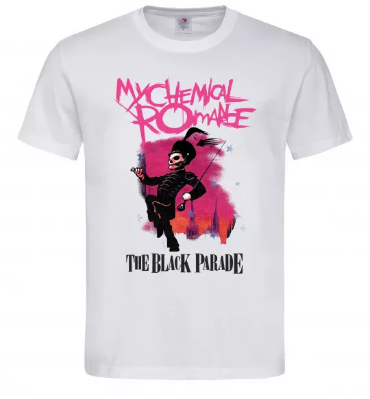 Чоловіча футболка The black parade Білий фото