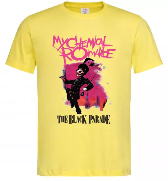 Чоловіча футболка The black parade Лимонний фото