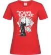 Женская футболка My Chemical Romance time Красный фото