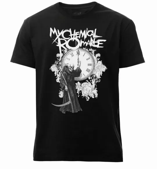 Чоловіча преміум футболка My Chemical Romance time Чорний фото