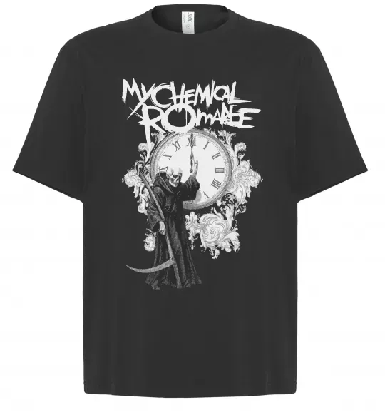 Футболка Оверсайз My Chemical Romance time Чорний фото