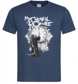 Мужская футболка My Chemical Romance time Темно-синий фото