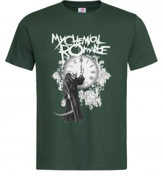 Мужская футболка My Chemical Romance time Темно-зеленый фото