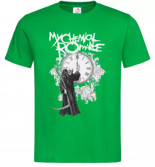 Мужская футболка My Chemical Romance time Зеленый фото