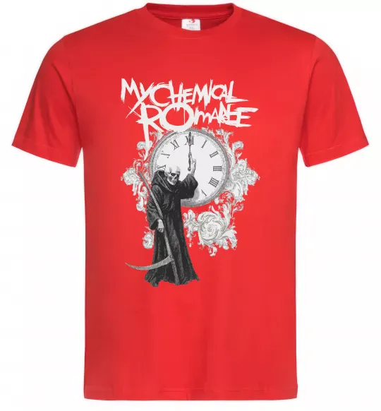 Мужская футболка My Chemical Romance time Красный фото