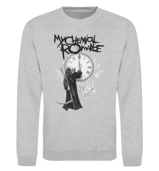 Світшот My Chemical Romance time Сірий меланж фото