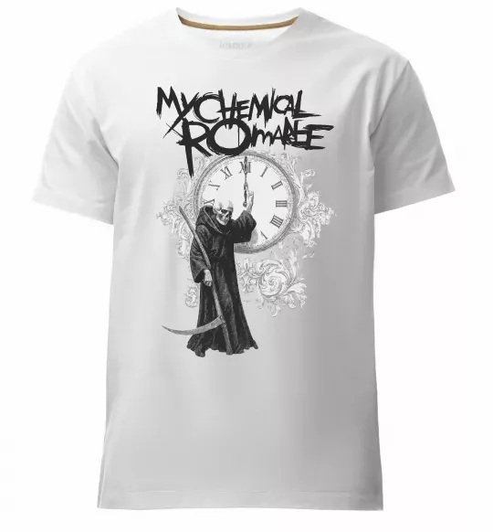 Чоловіча преміум футболка My Chemical Romance time Білий фото