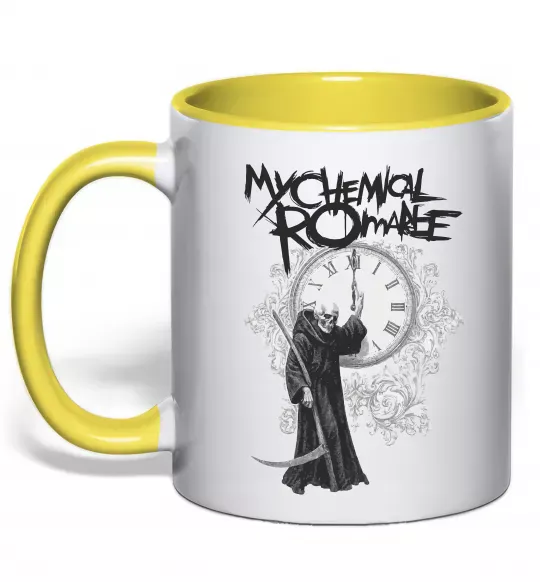 Чашка с цветной ручкой My Chemical Romance time Солнечно желтый фото