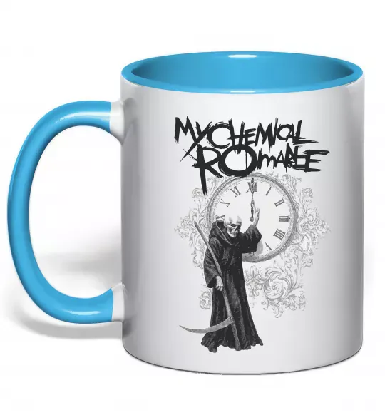 Чашка с цветной ручкой My Chemical Romance time Голубой фото