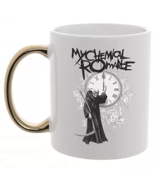 Чашка с цветной ручкой My Chemical Romance time Золото фото