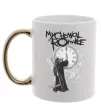 Чашка с цветной ручкой My Chemical Romance time Золото фото