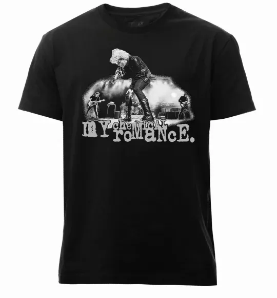 Мужская премиум футболка My Chemical Romance stage Черный фото