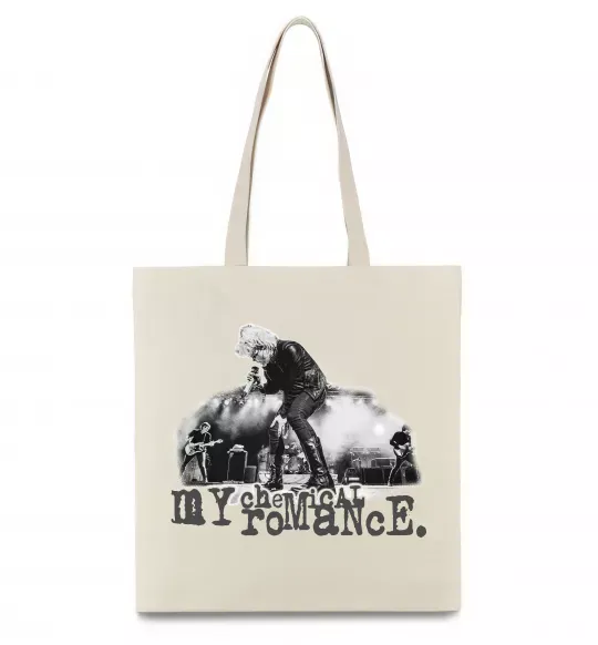 Эко-сумка My Chemical Romance stage Бежевый фото