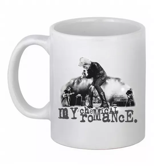 Чашка керамічна My Chemical Romance stage Білий фото