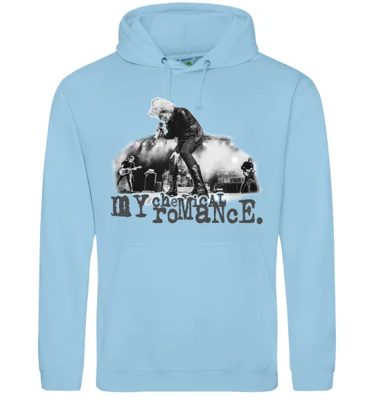 Чоловіча толстовка (худі) My Chemical Romance stage Блакитний фото