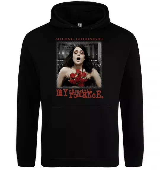 Женская толстовка (худи) So long good night Черный фото