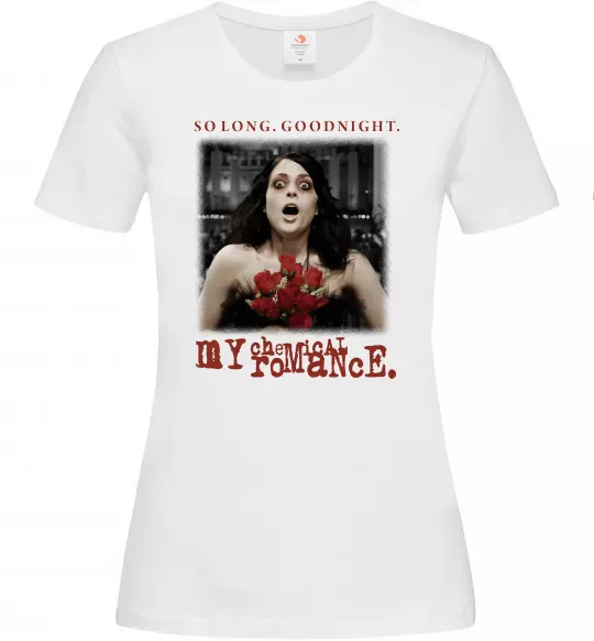 Женская футболка So long good night Белый фото