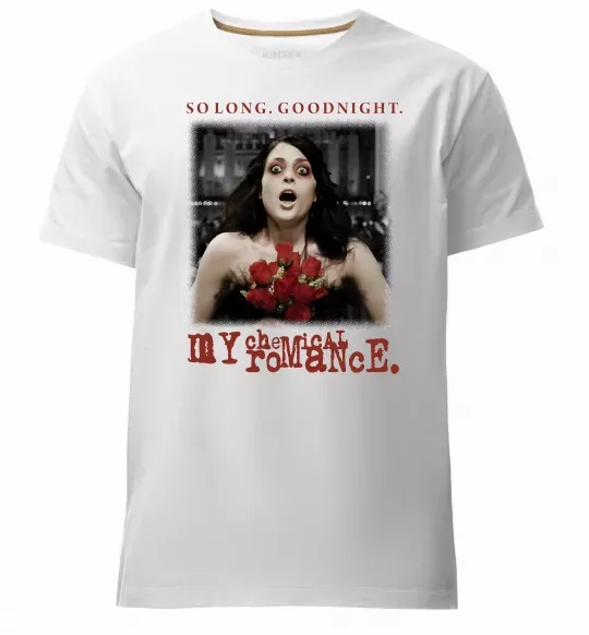 Мужская премиум футболка So long good night Белый фото