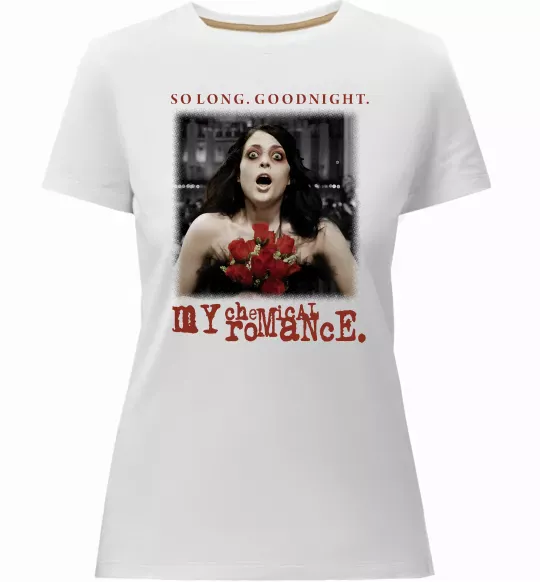 Женская премиум футболка So long good night Белый фото