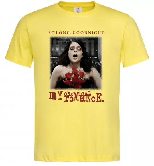 Чоловіча футболка So long good night Лимонний фото