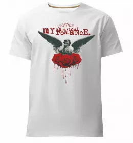 Мужская премиум футболка The black parade Белый фото