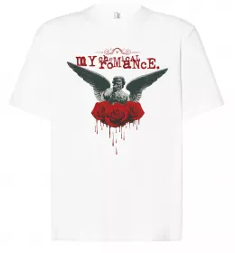 Футболка Оверсайз My chemical romance art Белый фото