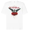 Футболка Оверсайз Roses angel My Chemical Romance Белый фото