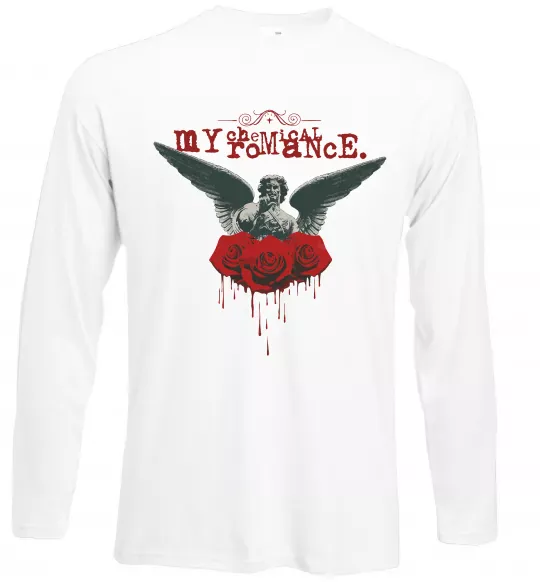 Лонгслів Roses angel My Chemical Romance Білий фото