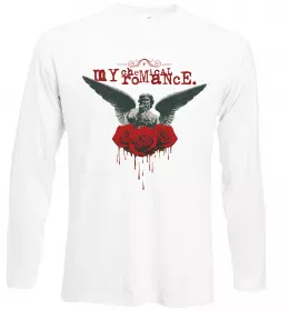 Лонгслив Roses angel My Chemical Romance Белый фото